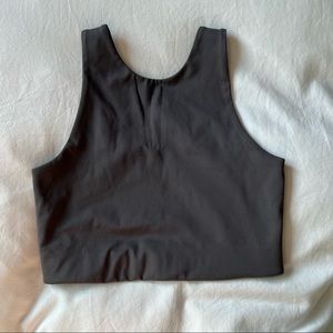 Girlfriend collective Dylan bra grey M